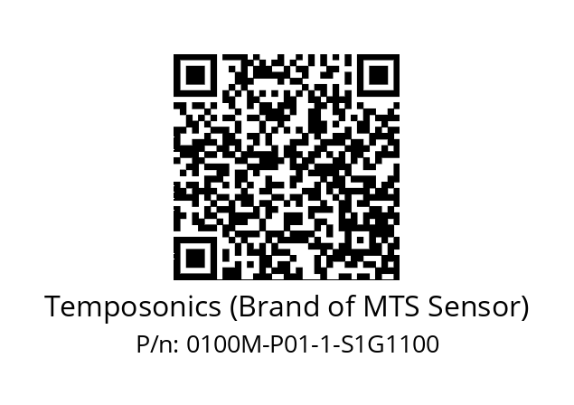   Temposonics (Brand of MTS Sensor) 0100M-P01-1-S1G1100