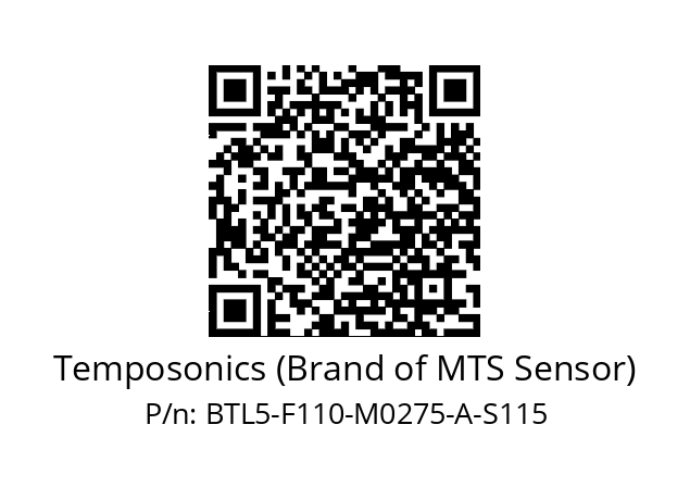   Temposonics (Brand of MTS Sensor) BTL5-F110-M0275-A-S115