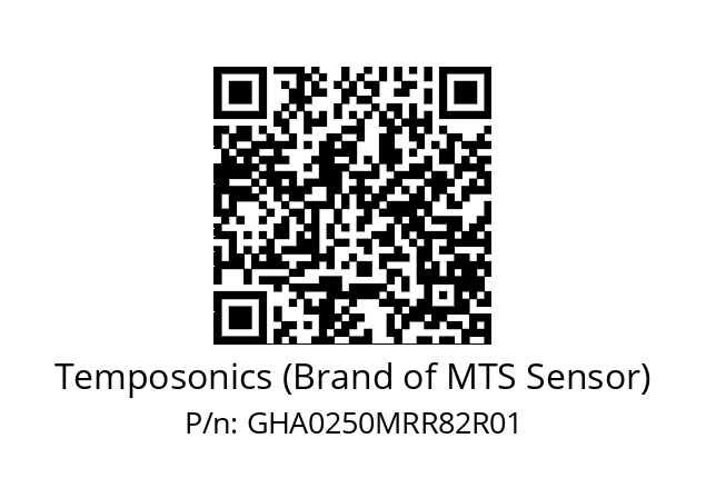   Temposonics (Brand of MTS Sensor) GHA0250MRR82R01