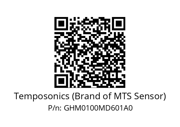   Temposonics (Brand of MTS Sensor) GHM0100MD601A0