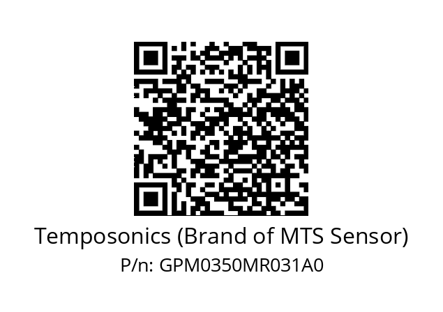   Temposonics (Brand of MTS Sensor) GPM0350MR031A0