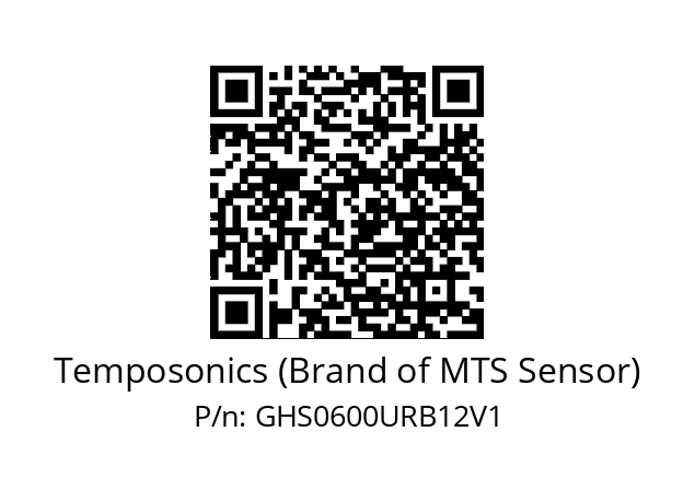   Temposonics (Brand of MTS Sensor) GHS0600URB12V1