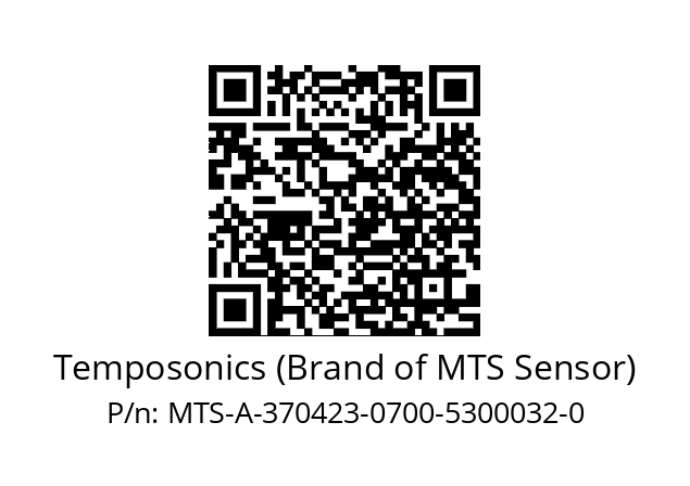   Temposonics (Brand of MTS Sensor) MTS-A-370423-0700-5300032-0