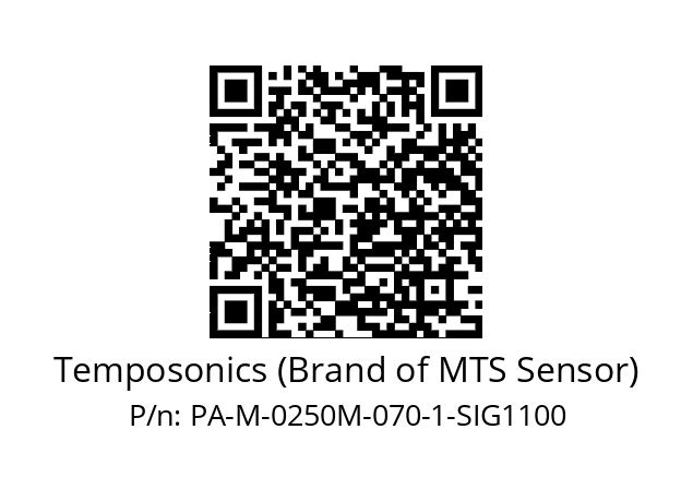   Temposonics (Brand of MTS Sensor) PA-M-0250M-070-1-SIG1100