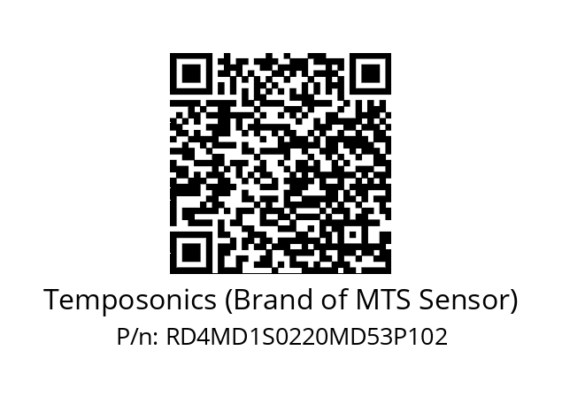   Temposonics (Brand of MTS Sensor) RD4MD1S0220MD53P102