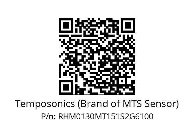   Temposonics (Brand of MTS Sensor) RHM0130MT151S2G6100