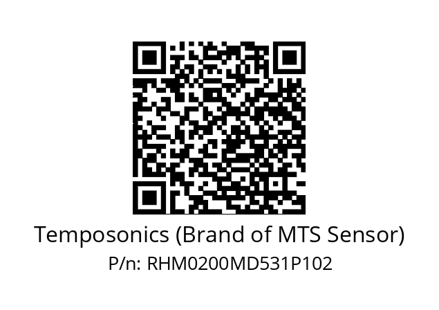   Temposonics (Brand of MTS Sensor) RHM0200MD531P102