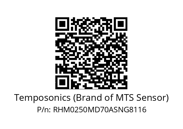   Temposonics (Brand of MTS Sensor) RHM0250MD70ASNG8116