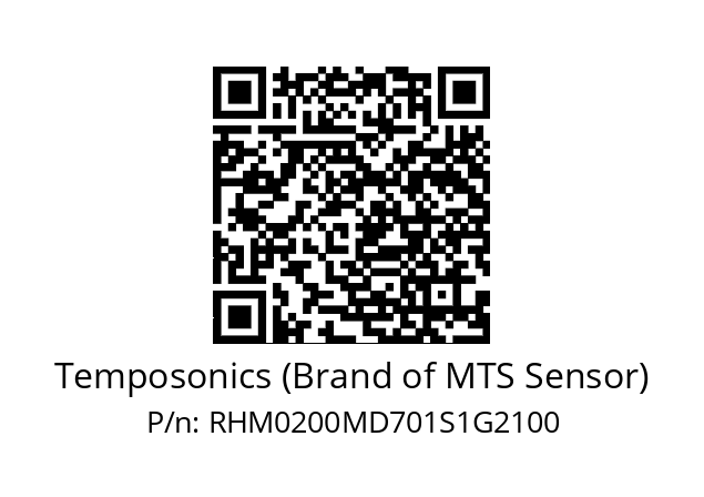   Temposonics (Brand of MTS Sensor) RHM0200MD701S1G2100