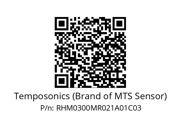   Temposonics (Brand of MTS Sensor) RHM0300MR021A01C03