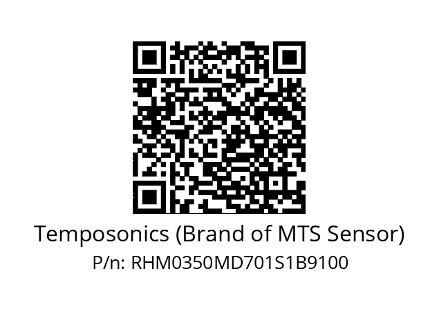   Temposonics (Brand of MTS Sensor) RHM0350MD701S1B9100