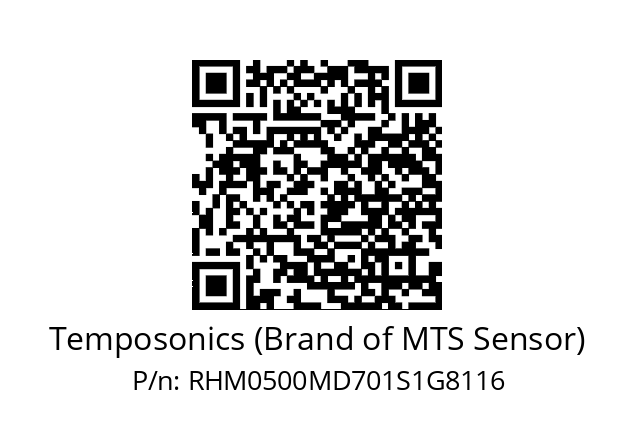   Temposonics (Brand of MTS Sensor) RHM0500MD701S1G8116