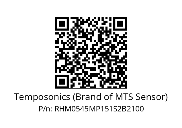   Temposonics (Brand of MTS Sensor) RHM0545MP151S2B2100