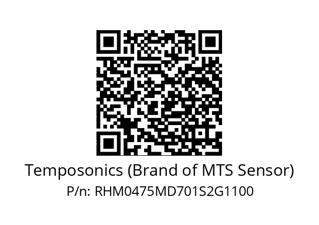   Temposonics (Brand of MTS Sensor) RHM0475MD701S2G1100