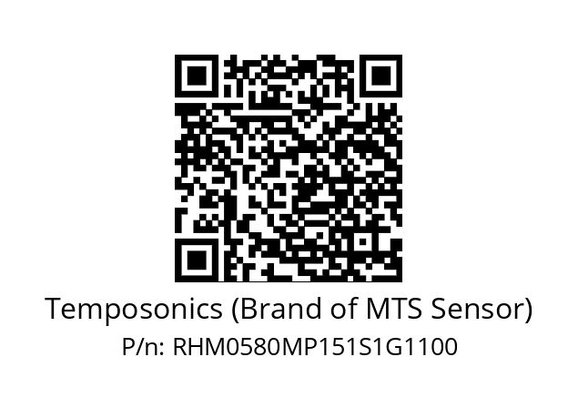   Temposonics (Brand of MTS Sensor) RHM0580MP151S1G1100