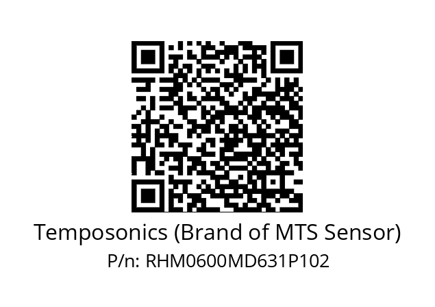   Temposonics (Brand of MTS Sensor) RHM0600MD631P102