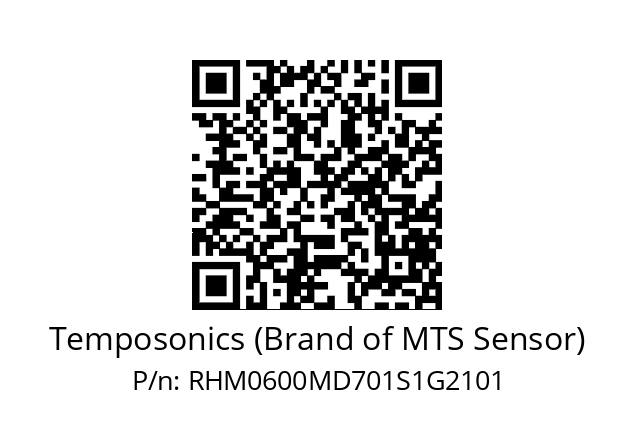   Temposonics (Brand of MTS Sensor) RHM0600MD701S1G2101