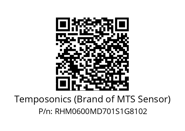   Temposonics (Brand of MTS Sensor) RHM0600MD701S1G8102