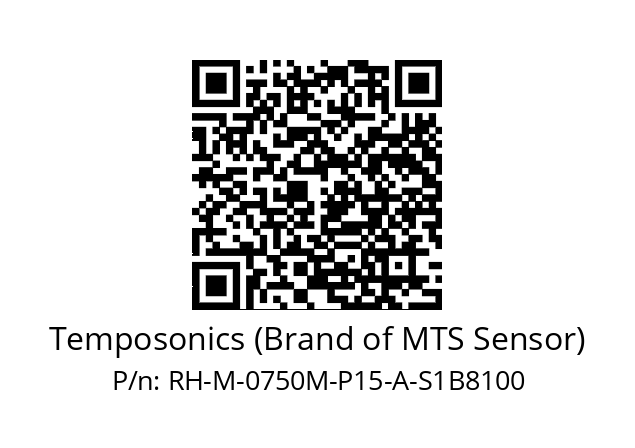   Temposonics (Brand of MTS Sensor) RH-M-0750M-P15-A-S1B8100