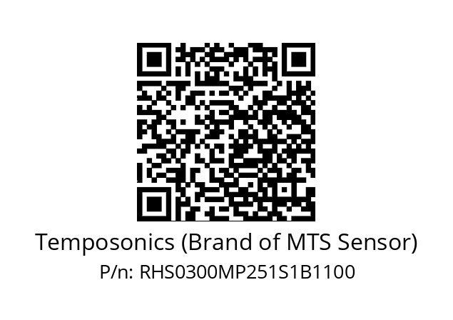   Temposonics (Brand of MTS Sensor) RHS0300MP251S1B1100