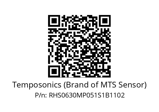   Temposonics (Brand of MTS Sensor) RHS0630MP051S1B1102