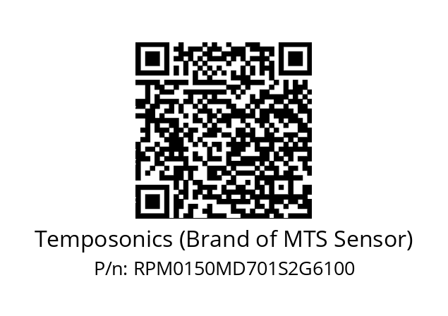   Temposonics (Brand of MTS Sensor) RPM0150MD701S2G6100