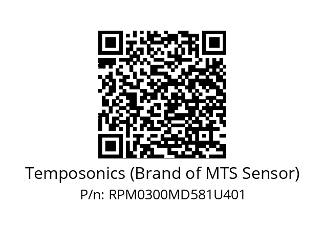   Temposonics (Brand of MTS Sensor) RPM0300MD581U401