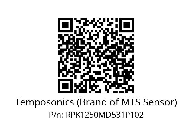   Temposonics (Brand of MTS Sensor) RPK1250MD531P102