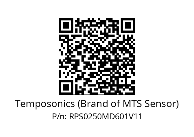   Temposonics (Brand of MTS Sensor) RPS0250MD601V11