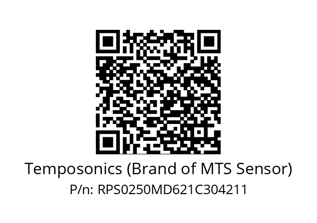   Temposonics (Brand of MTS Sensor) RPS0250MD621C304211