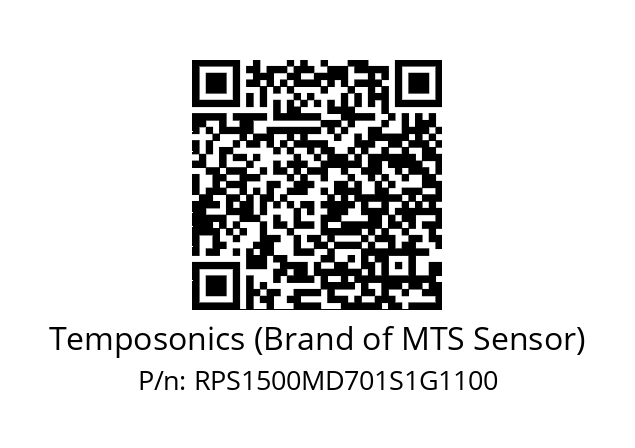   Temposonics (Brand of MTS Sensor) RPS1500MD701S1G1100