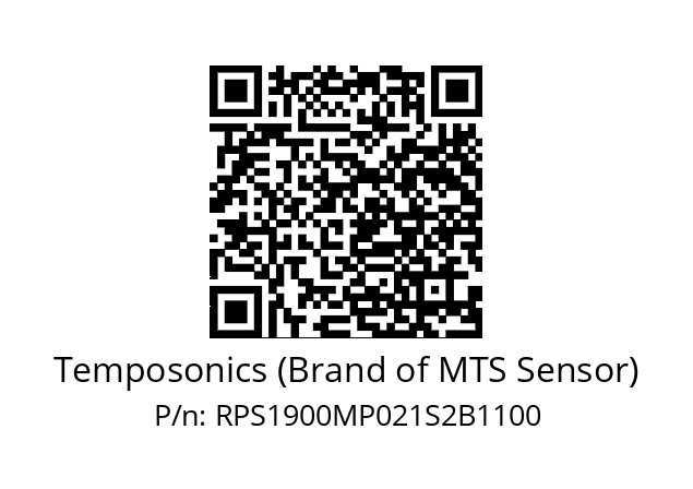   Temposonics (Brand of MTS Sensor) RPS1900MP021S2B1100