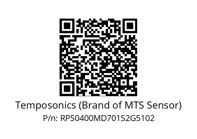   Temposonics (Brand of MTS Sensor) RPS0400MD701S2G5102