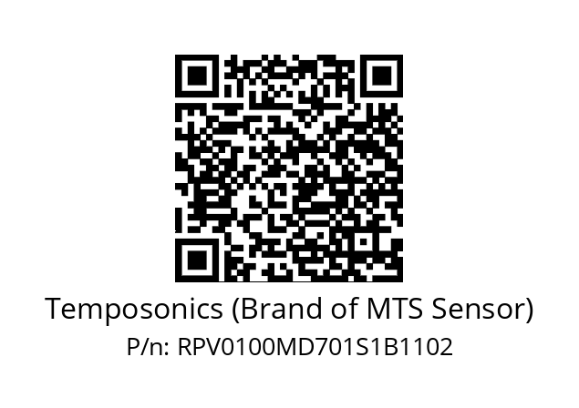   Temposonics (Brand of MTS Sensor) RPV0100MD701S1B1102