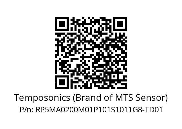   Temposonics (Brand of MTS Sensor) RP5MA0200M01P101S1011G8-TD01