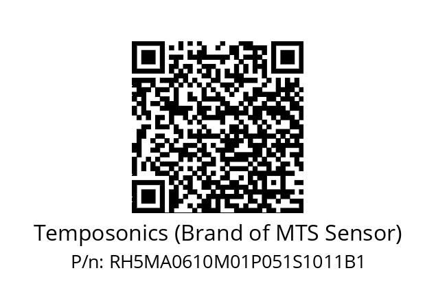   Temposonics (Brand of MTS Sensor) RH5MA0610M01P051S1011B1