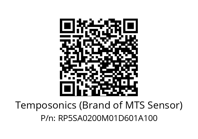   Temposonics (Brand of MTS Sensor) RP5SA0200M01D601A100