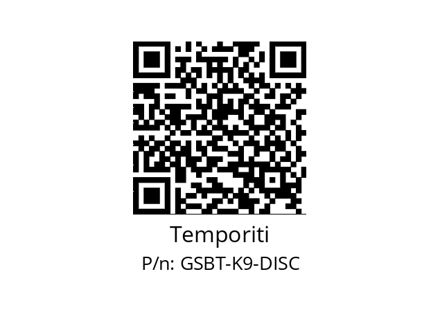   Temporiti GSBT-K9-DISC