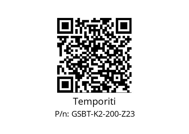   Temporiti GSBT-K2-200-Z23