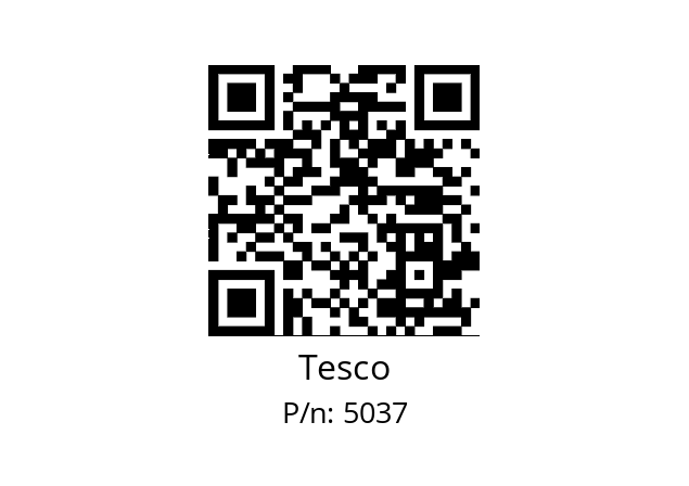   Tesco 5037