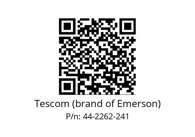   Tescom (brand of Emerson) 44-2262-241