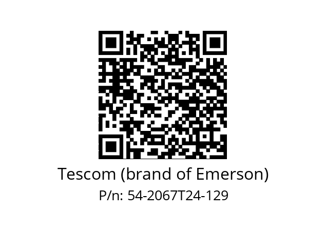   Tescom (brand of Emerson) 54-2067T24-129