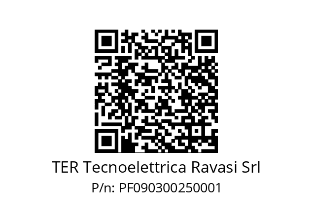   TER Tecnoelettrica Ravasi Srl PF090300250001