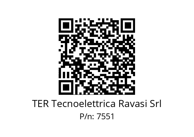  PF26755100 TER Tecnoelettrica Ravasi Srl 7551