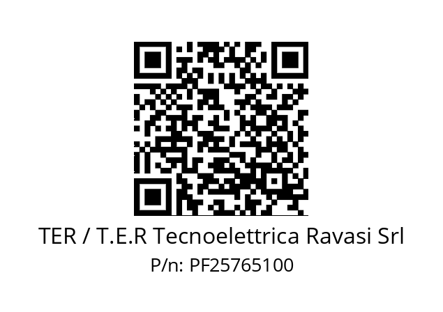   TER / T.E.R Tecnoelettrica Ravasi Srl PF25765100