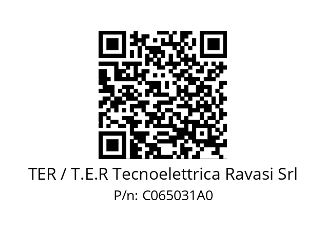   TER / T.E.R Tecnoelettrica Ravasi Srl C065031A0