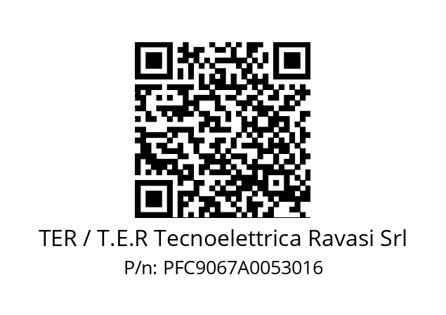   TER / T.E.R Tecnoelettrica Ravasi Srl PFC9067A0053016