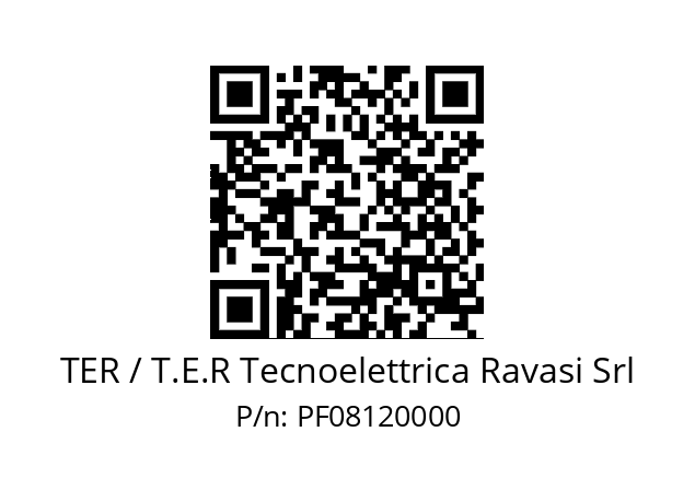   TER / T.E.R Tecnoelettrica Ravasi Srl PF08120000