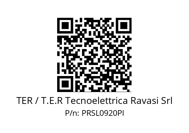   TER / T.E.R Tecnoelettrica Ravasi Srl PRSL0920PI