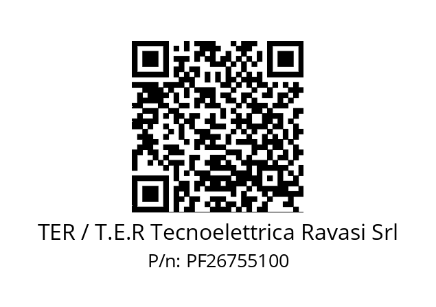   TER / T.E.R Tecnoelettrica Ravasi Srl PF26755100